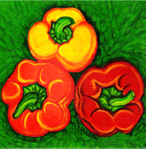 Bell Peppers painting